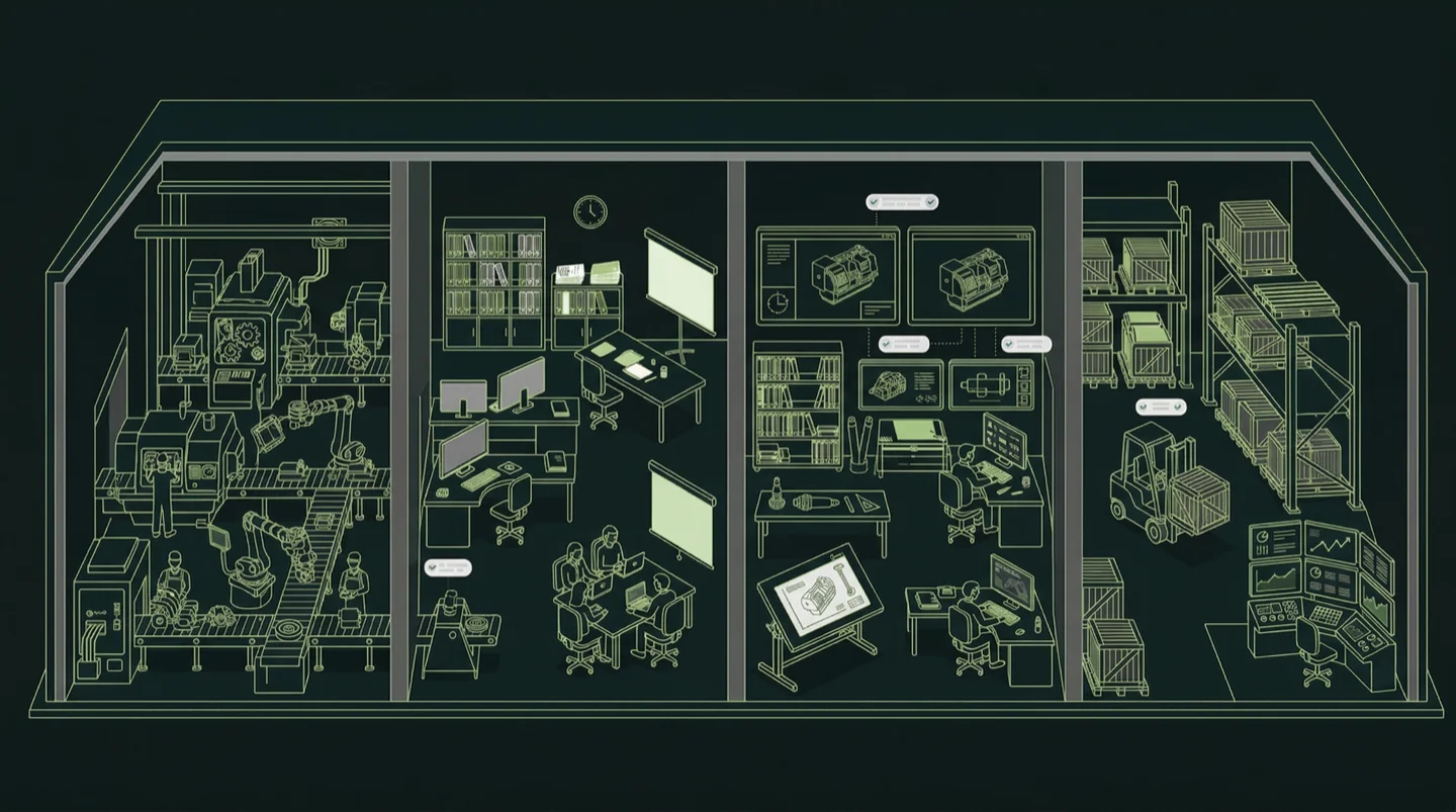 SB-Elektronik Brownfield – Vier Dimensionen der Prozesslandschaft